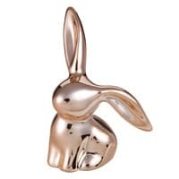 Kaninchen-Figur aus Porzellan kupferfarben H7 Kaninchen-Figur aus Porzellan kupferfarben H7