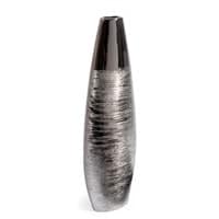 Keramikvase SILVER, H 59 cm, silbern Keramikvase SILVER, H 59 cm, silbern