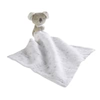 KOALA - Knuffeldoekje van grijs en wit katoen voor baby's
