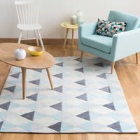 Kurzflorteppich NORDIC, blau, 160x230 Kurzflorteppich NORDIC, blau, 160x230