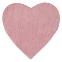 Kurzhaarteppich rosa 70x70 Kurzhaarteppich rosa 70x70