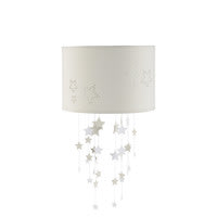 Lampada a sospensione non elettrificata beige in tessuto D 30 cm ÉTOILES Lampada a sospensione non elettrificata beige in tessuto D 30 cm ÉTOILES