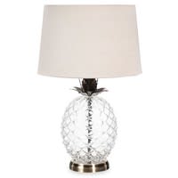 Lampada ananas in vetro abat-jour beige MALP Lampada ananas in vetro abat-jour beige MALP