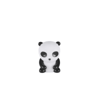 MIKA - Lampada da notte panda bianco e nero