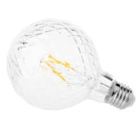 LOSANGES - Lâmpada LED de vidro com relevo