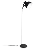 COLIN - Lampadaire en métal noir H166
