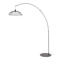 Lampadaire en métal noir H190 Lampadaire en métal noir H190