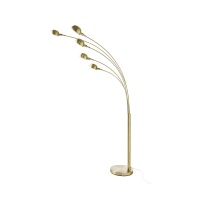 OCTOPUS - Lámpara de pie de metal dorado Alt.210