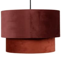 UDITORE - Lámpara de techo de terciopelo color teja