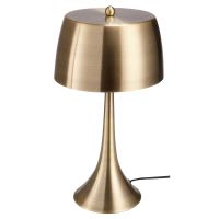 Lampe aus goldfarbenem gealtertem Metall BRIGHTON Lampe aus goldfarbenem gealtertem Metall BRIGHTON