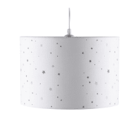 SONGE - Lampenschirm für Hängelampe aus weiße mit Sternen-Motiv