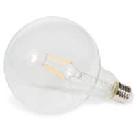 LED-Glühbirne aus Glas D 13 cm GLOBUS CLEAR LED-Glühbirne aus Glas D 13 cm GLOBUS CLEAR