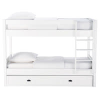 Letto a castello bianco 90 x 190 cm Letto a castello bianco 90 x 190 cm