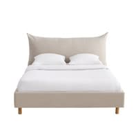 Letto rete a doghe color beige 140x190 cm Letto rete a doghe color beige 140x190 cm