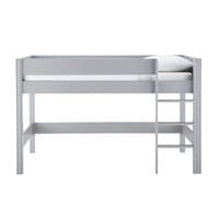 Lit mezzanine enfant 90x190 gris Lit mezzanine enfant 90x190 gris