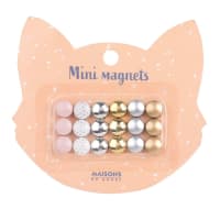 CAT - Meerkleurige minimagneten (x18)