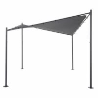 OMBRE - Metal and Anthracite Grey Fabric Gazebo