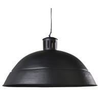 Metallhängelampe im Industriestil, schwarz Metallhängelampe im Industriestil, schwarz