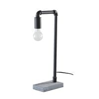Metalllampe im Industriestil, schwarz Metalllampe im Industriestil, schwarz