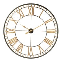 Metalluhr, schwarz, D.120 Metalluhr, schwarz, D.120