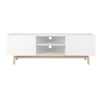 Meuble TV vintage blanc Meuble TV vintage blanc