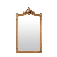CONSERVATOIRE - Miroir à moulures dorées 104x185