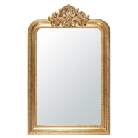 ALTESSE - Miroir à moulures dorées 77x120
