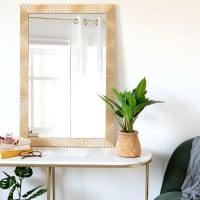 Miroir doré 46x90