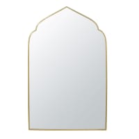 ARIZONA - Miroir en métal doré 76x120