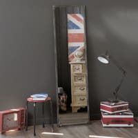 Miroir en métal effet rouille H 165 cm CARGO Miroir en métal effet rouille H 165 cm CARGO