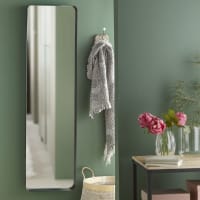 WESTON - Miroir en métal noir 41x151