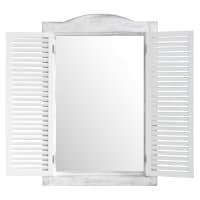 OCÉAN - Miroir fenêtre blanc 47x71