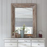 Miroir rectangulaire blanchi 83x112 Miroir rectangulaire blanchi 83x112