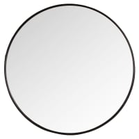 LUCAS - Miroir rond en métal D81