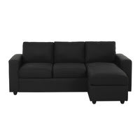 Modular 3-Seater Corner Sofa in Charcoal Grey Modular 3-Seater Corner Sofa in Charcoal Grey