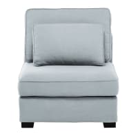 MILANO - Módulo para sofá azul glaciar