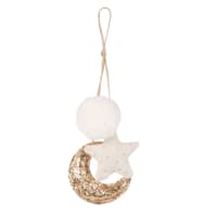 LUNA - Moon and star hanging ornament
