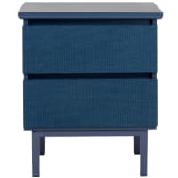 Mueble pequeño con 2 cajones azul
