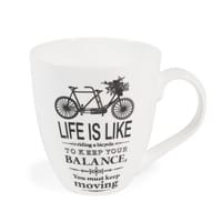 Mug vélo en porcelaine IMAGINE Mug vélo en porcelaine IMAGINE
