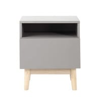 Nachttisch im Vintage-Stil, grau Nachttisch im Vintage-Stil, grau