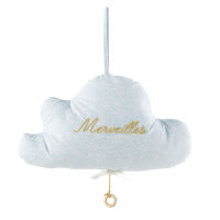 Nuvola musicale in cotone blu Nuvola musicale in cotone blu