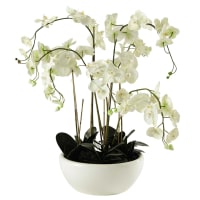FLORA - Orquídea artificial en tiesto Al. 98 cm