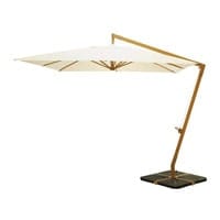 Parasol déporté en aluminium écru Parasol déporté en aluminium écru