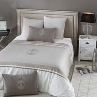 Parure de lit en coton motifs rayures 220x240 Parure de lit en coton motifs rayures 220x240