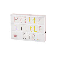 Pastelroze lightbox met opschrift 30x22 Pastelroze lightbox met opschrift 30x22