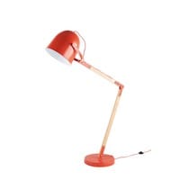 Piantana in metallo rossa, h 164 cm Piantana in metallo rossa, h 164 cm