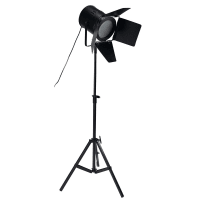 MAKING OF - Piantana su treppiede nera in metallo 180 cm
