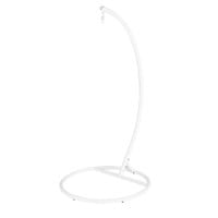 Pie para sillón colgante de metal blanco Pie para sillón colgante de metal blanco