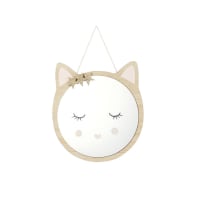 LILA - Pink and Gold Cat Mirror H29
