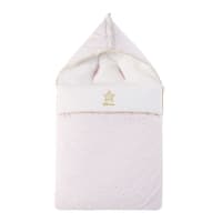 BIRD SONG - Pink, White and Gold Cotton Bunting Bag